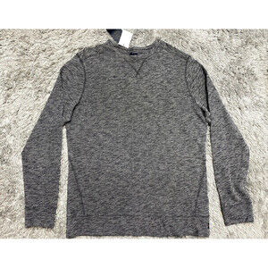 Good Man Brand Vintage Microlight Slub French Terry Crew Sweatshirt Grey XL $200